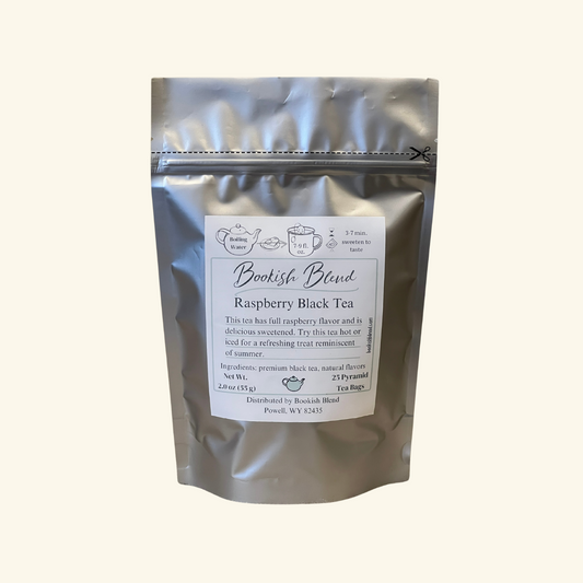 Raspberry Black Tea Refill 25 Pyramid Bags