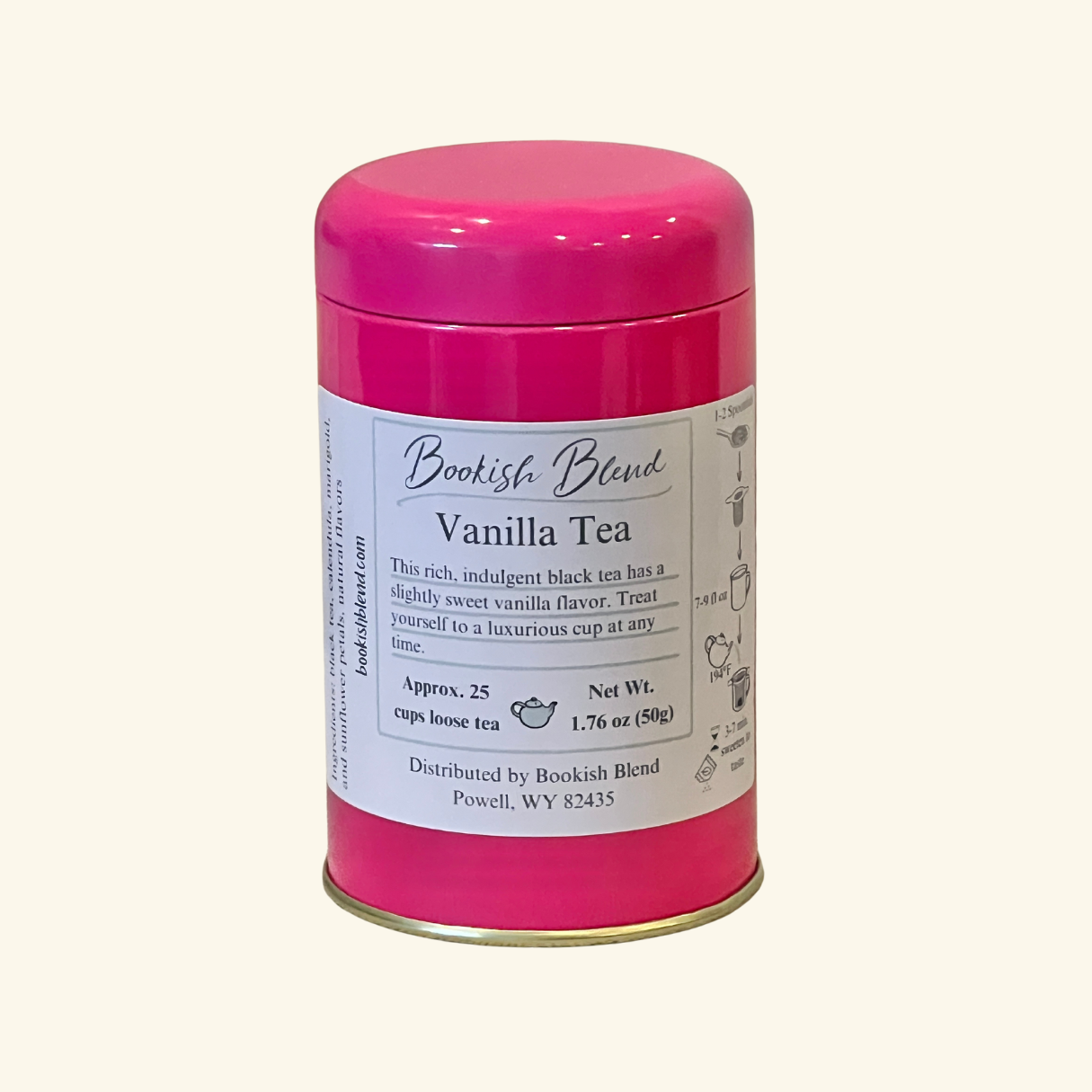 Vanilla Tea Tin Loose 50g (2 Colors)